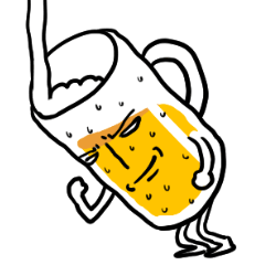 [LINEスタンプ] ビールスタンプ2