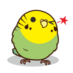 [LINEスタンプ] 鳥妹-セキセイインコちゃんの日記の画像（メイン）