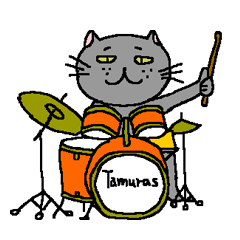 [LINEスタンプ] 田村さんちのネコ (For musicians)