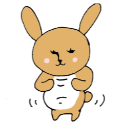 [LINEスタンプ] うさぎ。の画像（メイン）