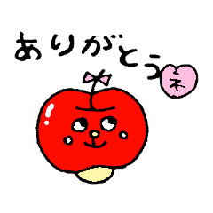 [LINEスタンプ] りんごちゃん関西弁