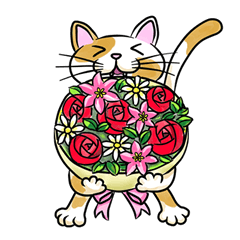 [LINEスタンプ] ねこめっせ パート2の画像（メイン）