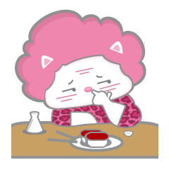 [LINEスタンプ] おばにゃん