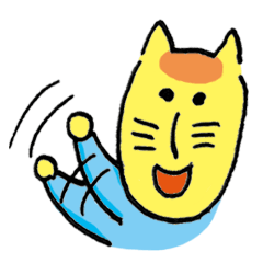 [LINEスタンプ] となりの猫川さんの画像（メイン）