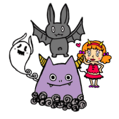 [LINEスタンプ] 魔界のゆかいな仲間たち