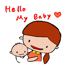 [LINEスタンプ] 妊婦さんとベビーのキモチの画像（メイン）