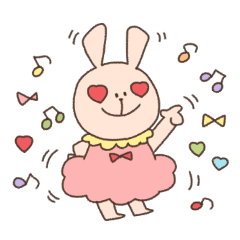 [LINEスタンプ] うさぎのメルチー