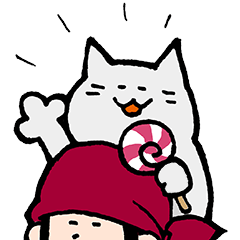 [LINEスタンプ] ペロキャンねこ