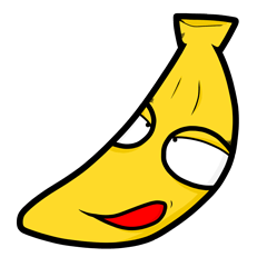 [LINEスタンプ] KiMoChi is a banana