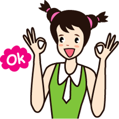 [LINEスタンプ] Hiroko ＆ Friends