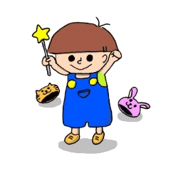 [LINEスタンプ] きぃくんは魔法使い☆