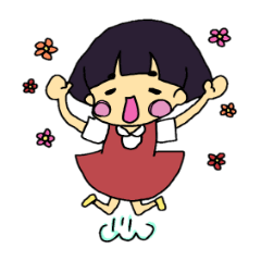 [LINEスタンプ] まゆちゃんの日常の画像（メイン）