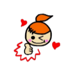 [LINEスタンプ] Lively girl 2