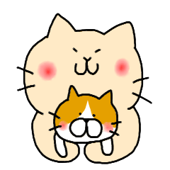 [LINEスタンプ] またり猫の日常の画像（メイン）