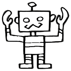 [LINEスタンプ] ろぼくん。