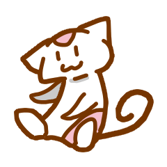 [LINEスタンプ] さよならふてぶてしい猫の画像（メイン）