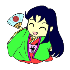 [LINEスタンプ] 和装女子のスタンプの画像（メイン）