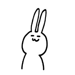 [LINEスタンプ] ゆるーいうさぎのスタンプ。