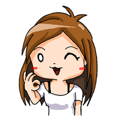 [LINEスタンプ] Daily Tiny Girlの画像（メイン）