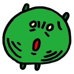 [LINEスタンプ] オレはたかだかエンドウ豆3