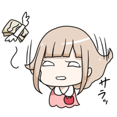 [LINEスタンプ] お金で解決☆守銭奴ちゃんの画像（メイン）