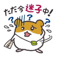 [LINEスタンプ] ハムネコの待ち合わせておでかけ