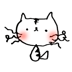 [LINEスタンプ] くしゃねこ