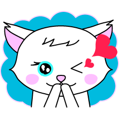 [LINEスタンプ] 3 Little cats (3匹の猫) のスタンプ。