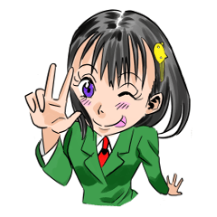 [LINEスタンプ] かなみん百面相