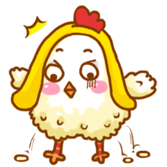 [LINEスタンプ] glutinous rice chicken