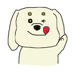 [LINEスタンプ] ゆる犬シロゥ。