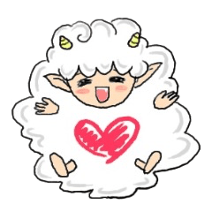 [LINEスタンプ] ゆるふわモコリッタちゃんの画像（メイン）