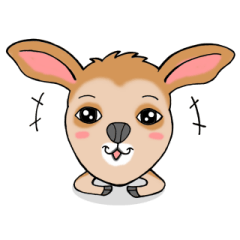 [LINEスタンプ] 子鹿のビータとカメレオンのカメル