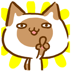 [LINEスタンプ] 基本的にダルそうな猫