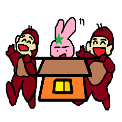 [LINEスタンプ] のりもの うさちゃんの画像（メイン）