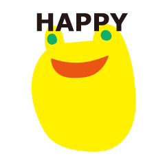 [LINEスタンプ] HAPPY FROGS