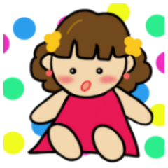 [LINEスタンプ] ほんわか癒し系女子