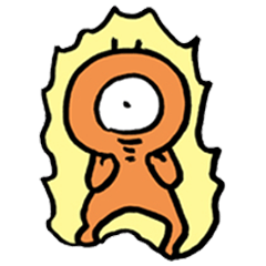 [LINEスタンプ] 激烈！目玉人