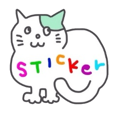 [LINEスタンプ] ぶち猫さん