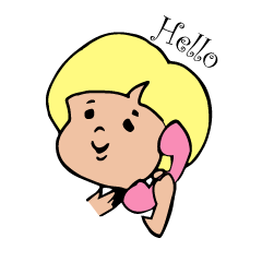 [LINEスタンプ] エミリーの髪色