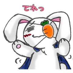 [LINEスタンプ] ウサギ的な中二的な