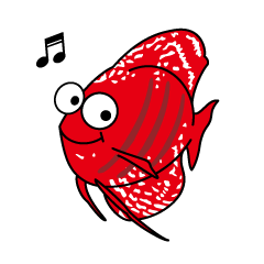 [LINEスタンプ] 楽しい熱帯魚の画像（メイン）