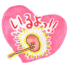 [LINEスタンプ] 胎児スタンプの画像（メイン）