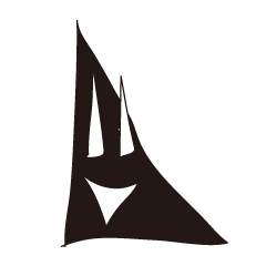 [LINEスタンプ] BLACK TRIANGLE