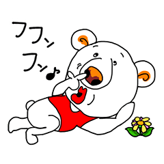 [LINEスタンプ] 関西弁 コミカル系くま 日常会話