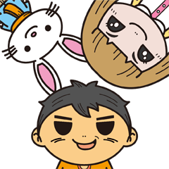 [LINEスタンプ] だっくん と ゆめっち と