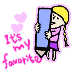 [LINEスタンプ] It's my favorite