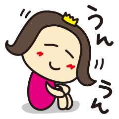 [LINEスタンプ] ななな姫。《元気いっぱい編》の画像（メイン）