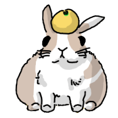 [LINEスタンプ] 楽しいウサギです。の画像（メイン）