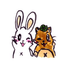 [LINEスタンプ] うさポンず